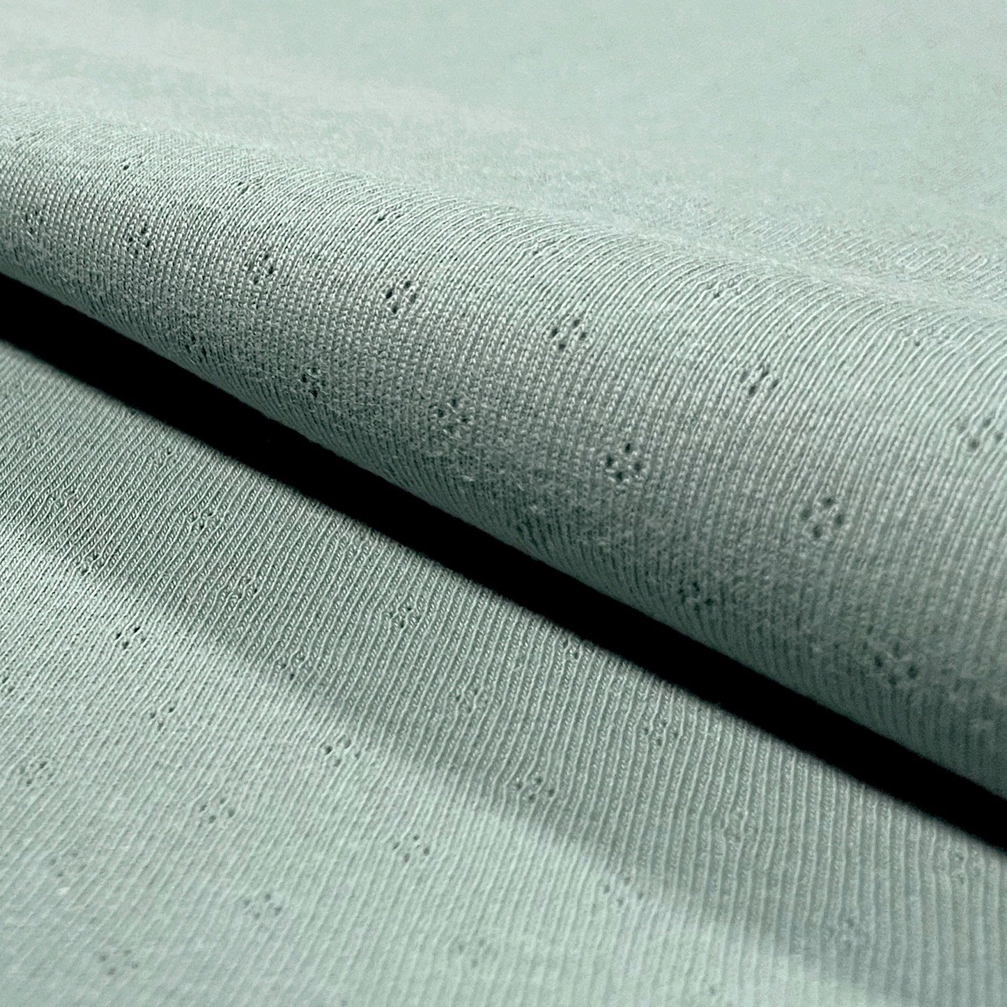 Pointelle Jersey Mint grønn