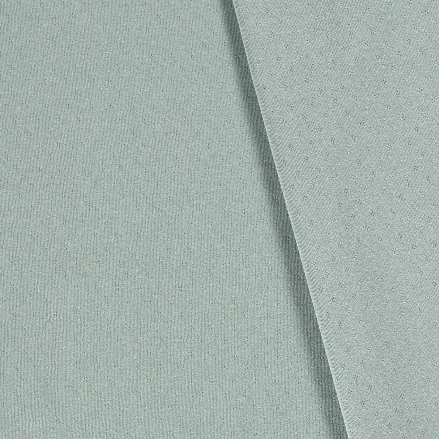 Pointelle Jersey Mint grønn