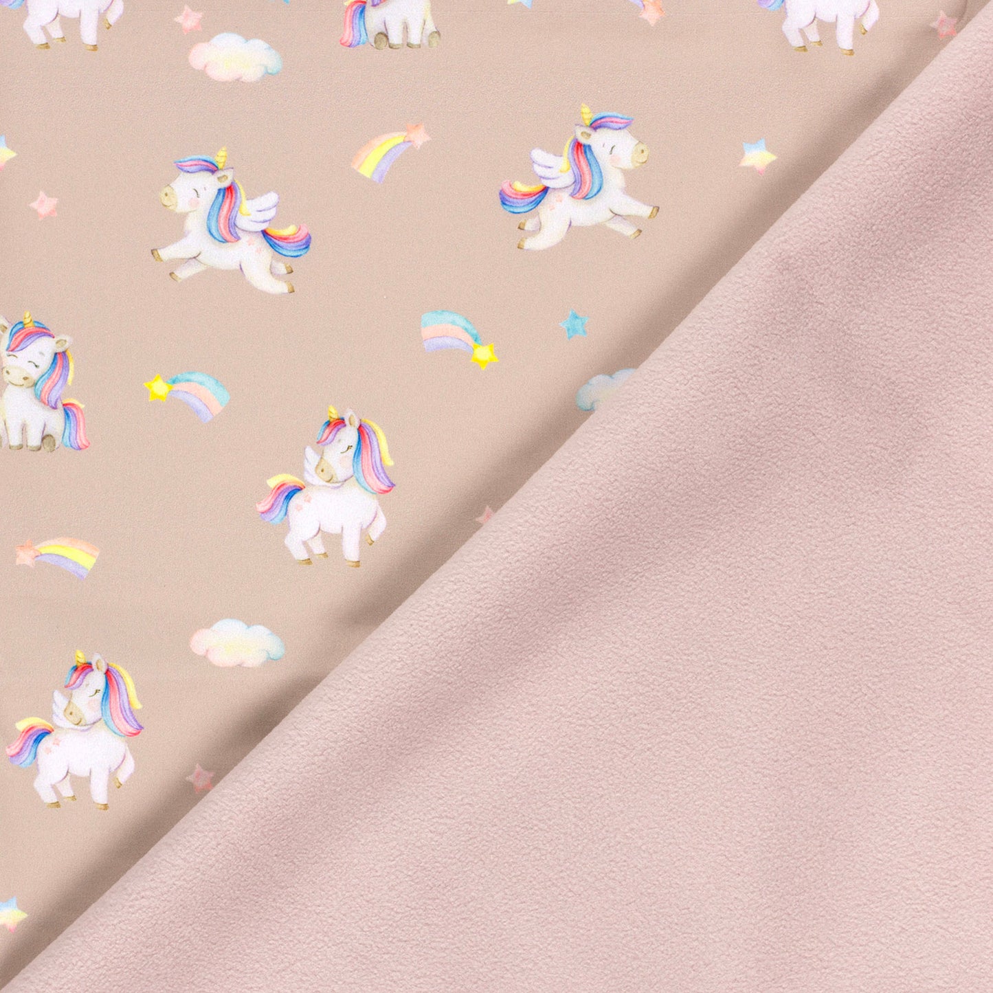 Softshell med Enhjørningprint