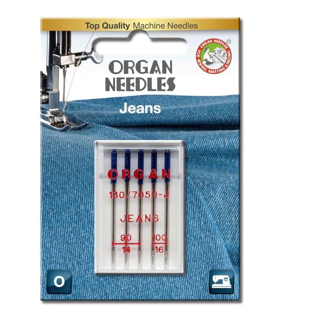 Organ Jeans nål #90-100 - 5 stk - Lillifixshop Organ
