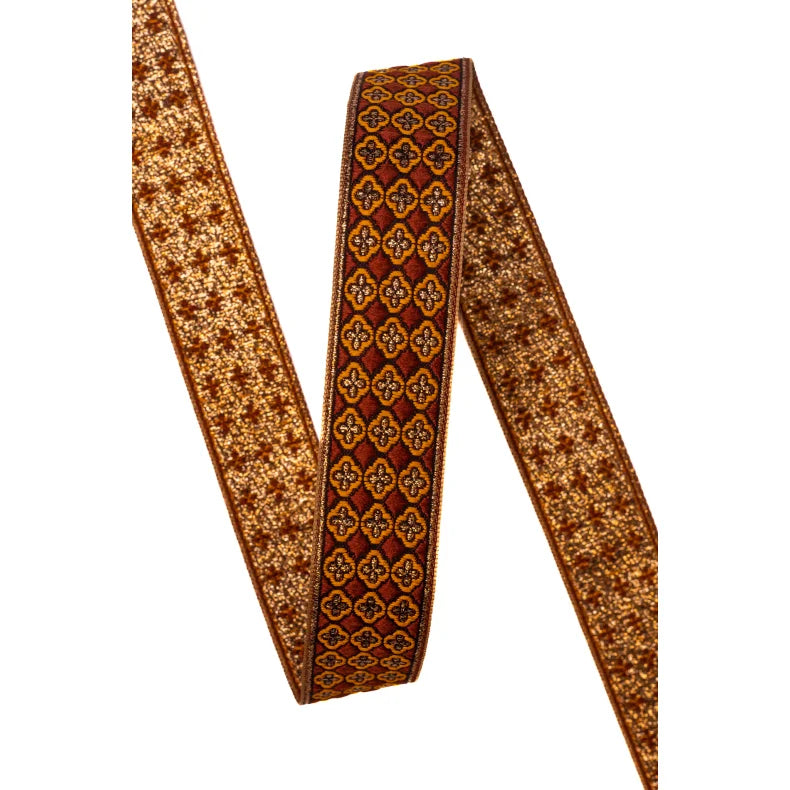 Pyntebånd bredde 3 cm - Golden Brown (Selges pr dm)