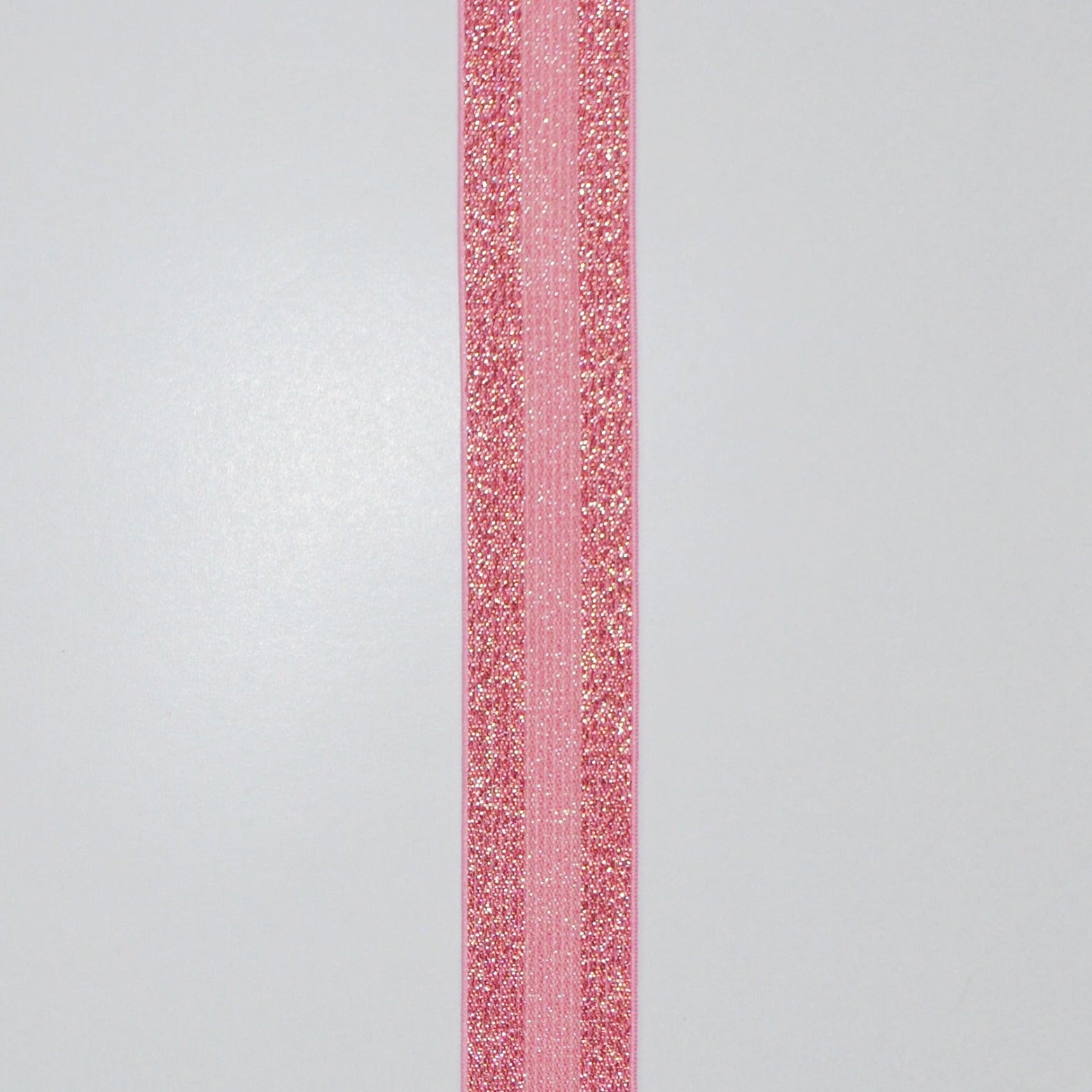 Elastikk 25 mm lurex rosa - Lillifixshop RYD