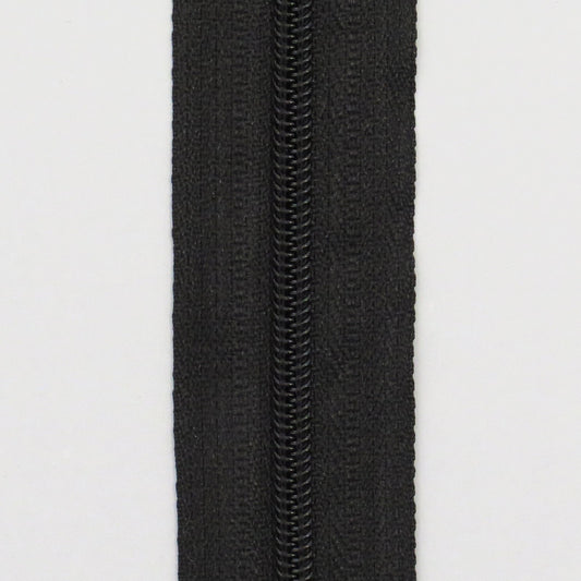 Glidelås metervare 4mm Spiral - Sort (Cose) - Lillifixshop Cose