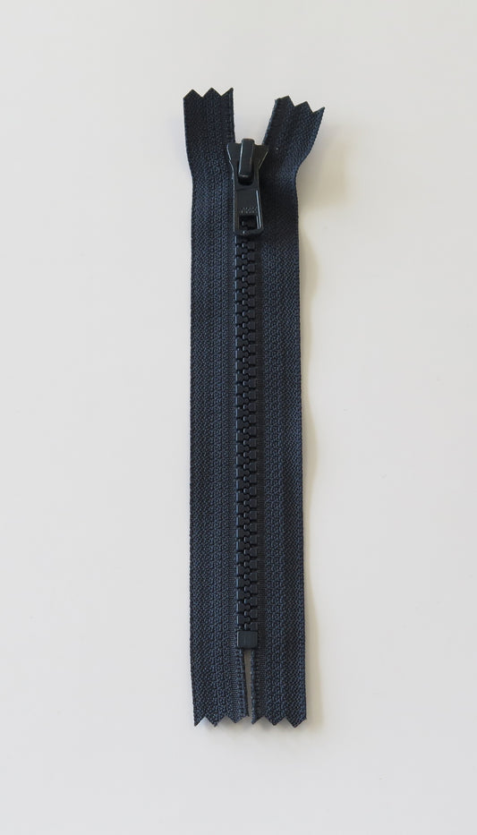 Vislon fast glidelås - Marine YKK (6mm) 40 cm