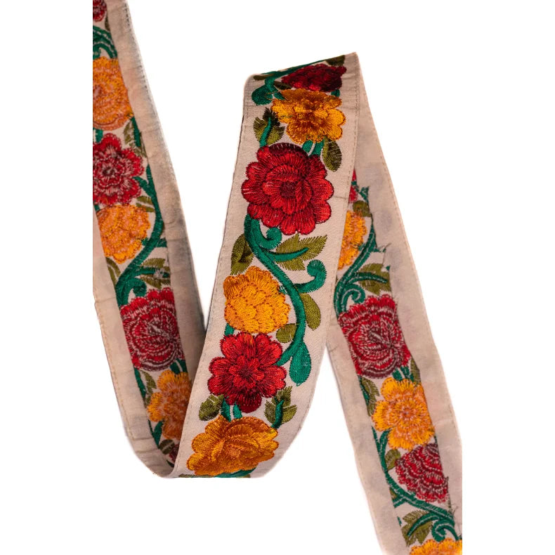Pyntebånd bredde 4,5 cm - Rose Red (Selges pr dm)