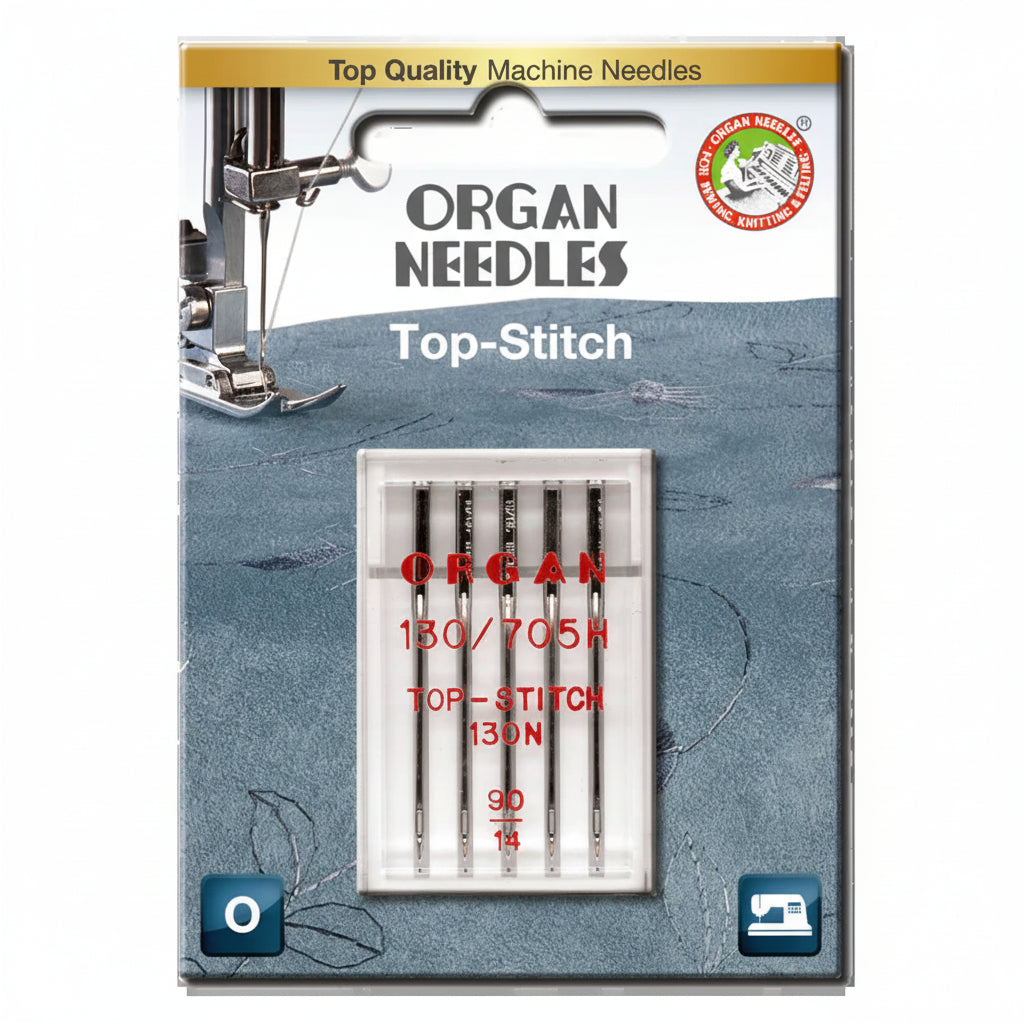 Organ Top Stitch nål #90 - 5 stk