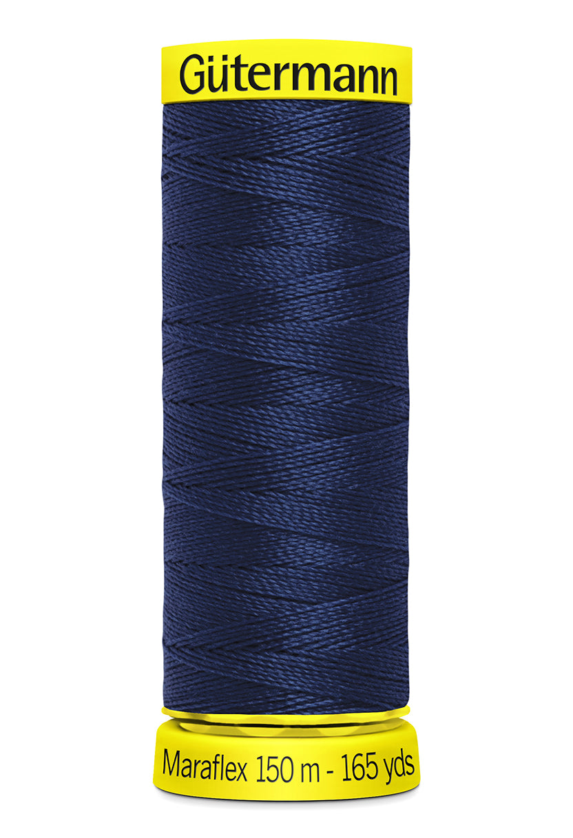 Maraflex 150 meter - sytråd med stretch (Mørk blå - 310) - Lillifixshop Gütermann