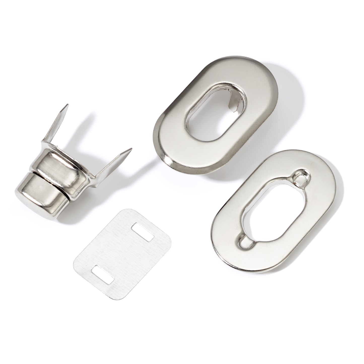 Veskelås/vrilås i sølv 35 x 20 mm fra Prym - Lillifixshop Prym