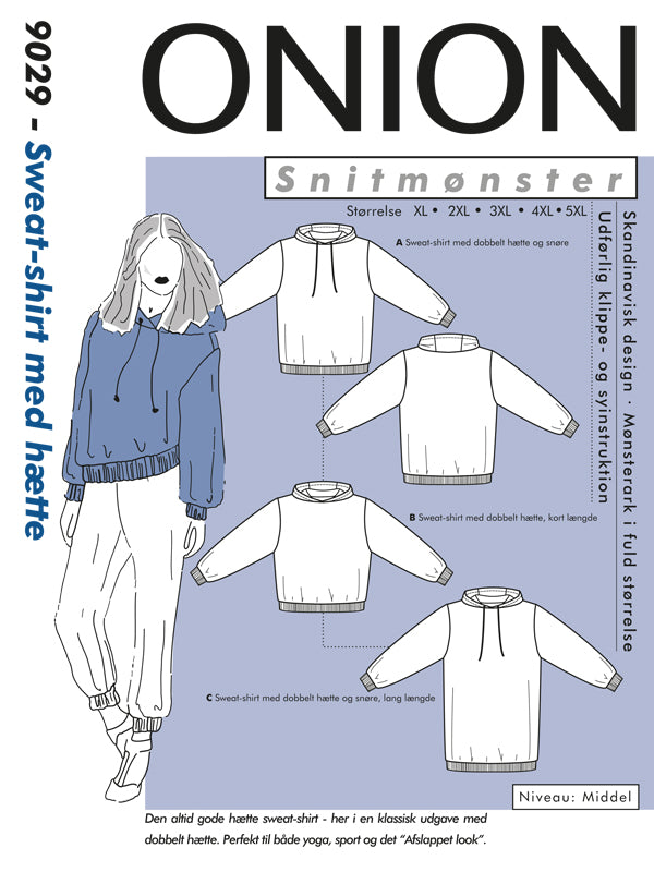 Hettegenser str. XL - 5XL – Onion PLUS 9029