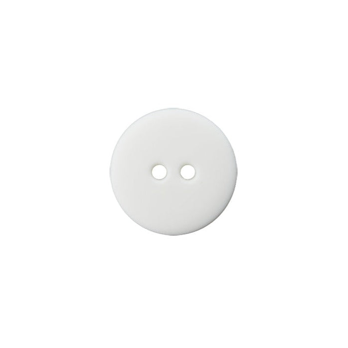 Knapp to hull hvit 15 mm - Lillifixshop Union knopf by Prym