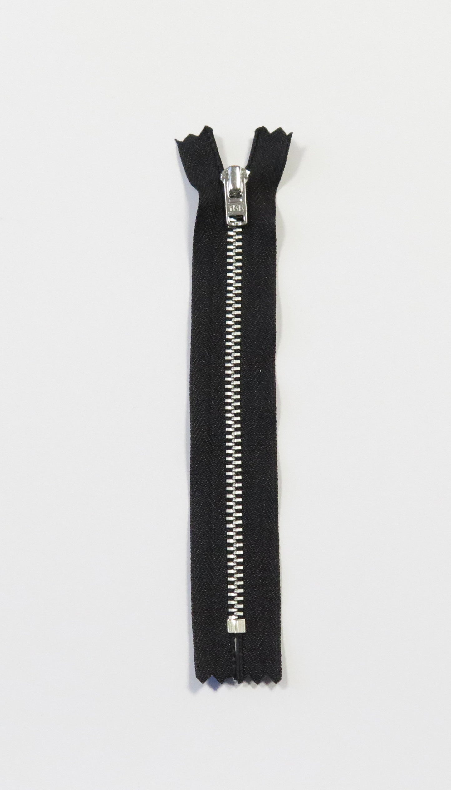 Aluminium glidelås - Sort (4 mm bredde) - Lillifixshop YKK