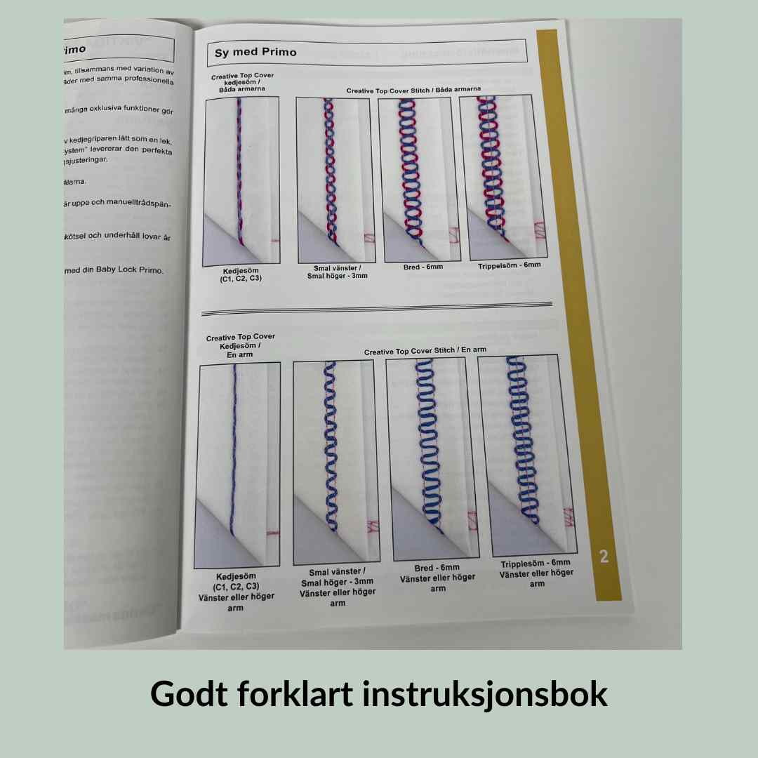NYHET! Coverstitch Baby Lock Primo - Lillifixshop Janome