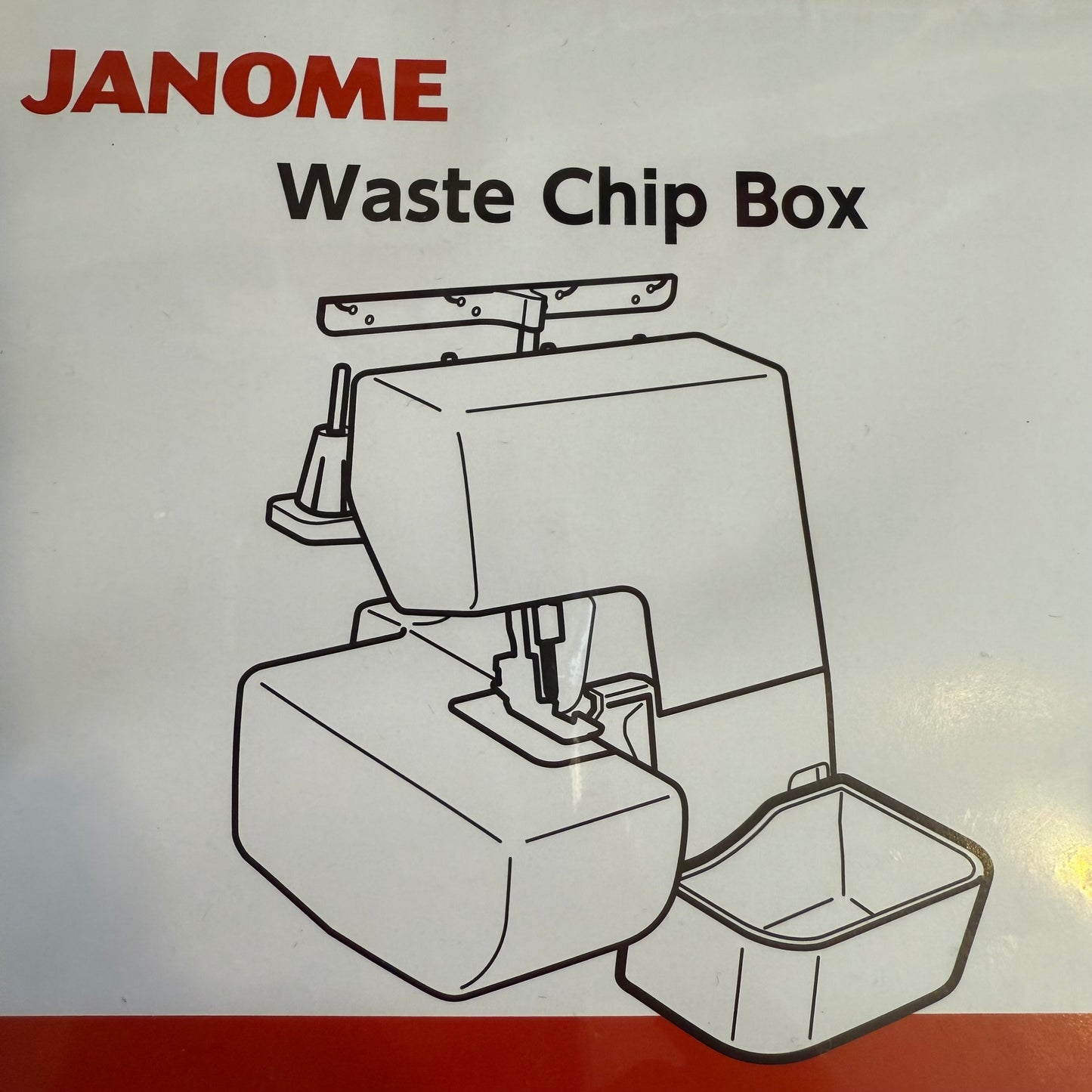 Avfallsoppsamler til Janome MyLock 454D