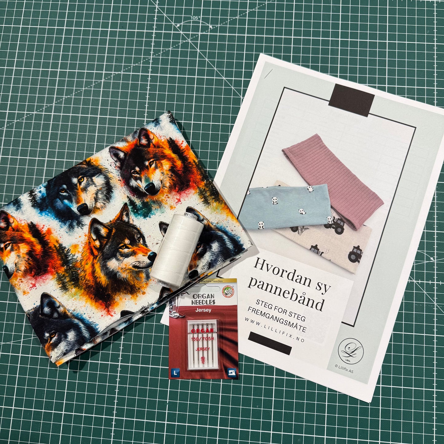 Sypakke pannebånd ulv - med oppskrift og video