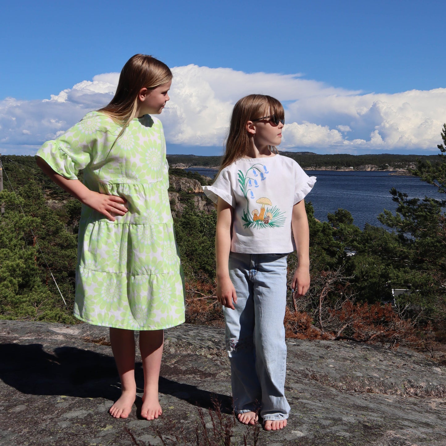 Ida Victoria: Hvaler – bluse & kjole, BARN (86-170) - Lillifixshop Ida Victoria