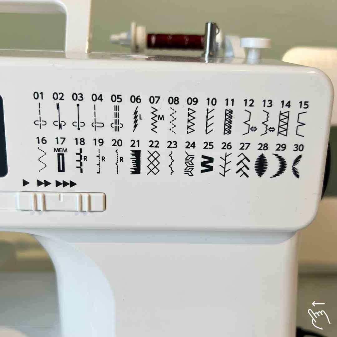Elektronisk symaskin Janome Driva - Lillifixshop Janome
