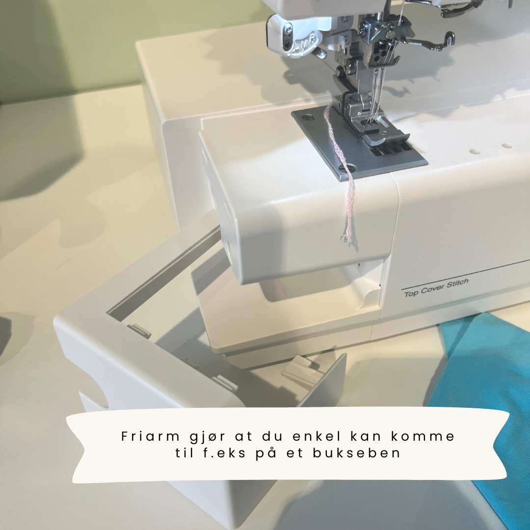 KAMPANJE! Coverstitch Janome Cover Pro 3000P - SPAR 4000 KR - Lillifixshop Janome