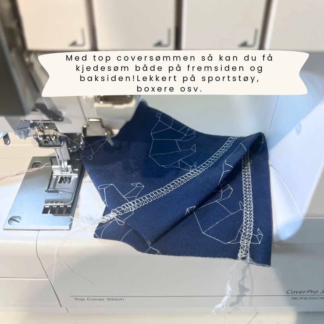 KAMPANJE! Coverstitch Janome Cover Pro 3000P - SPAR 4000 KR - Lillifixshop Janome