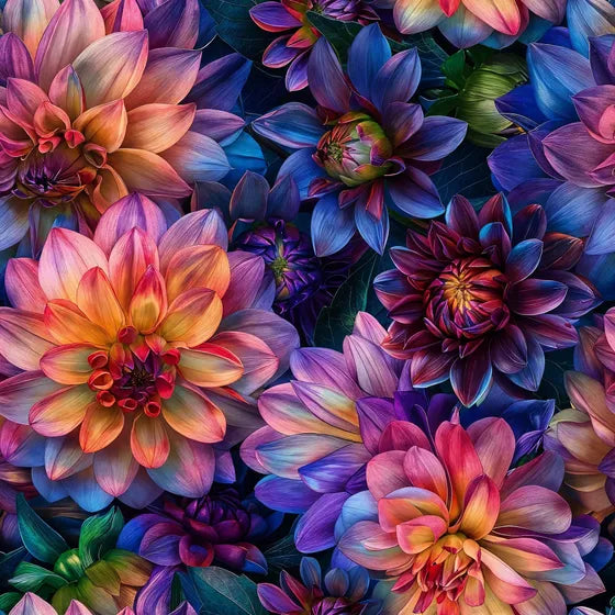 French Terry - Digitalprint - Full Floral