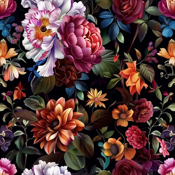 French Terry - Digitalprint - Floral Multicolor