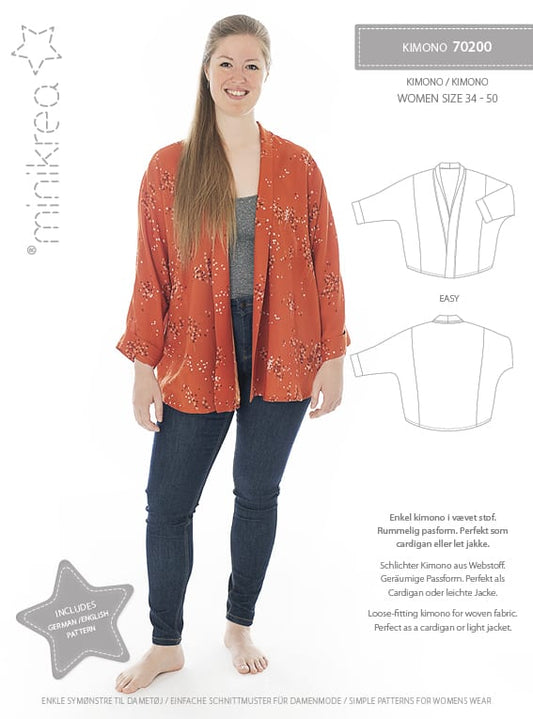 Kimono Str 34 - 50 - Minikrea 70200 - Lillifixshop Minikrea