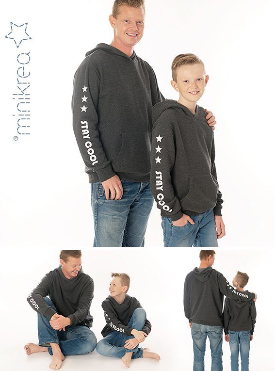 Hettegenser barn og voksen - 2 år og opp til XXL - Minikrea 66240 - Lillifixshop Minikrea
