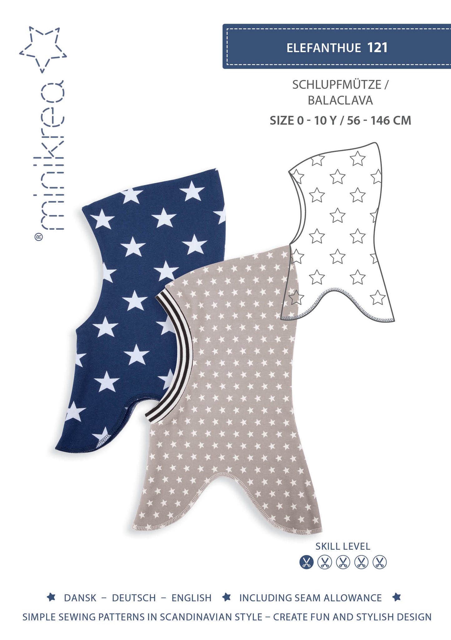 Minikrea Elefantlue 0-10 år - Minikrea 121 - Lillifixshop Minikrea