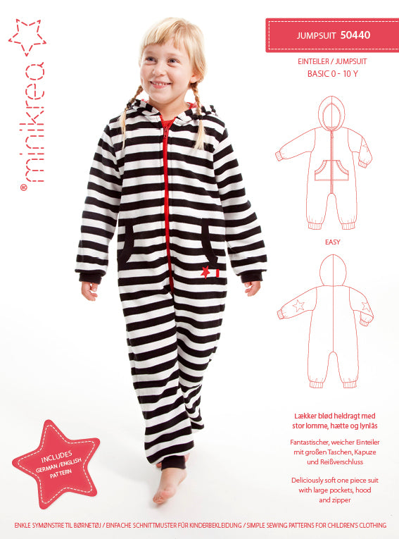 Jumpsuit 0-10 år - Minikrea 50440 - Lillifixshop Minikrea