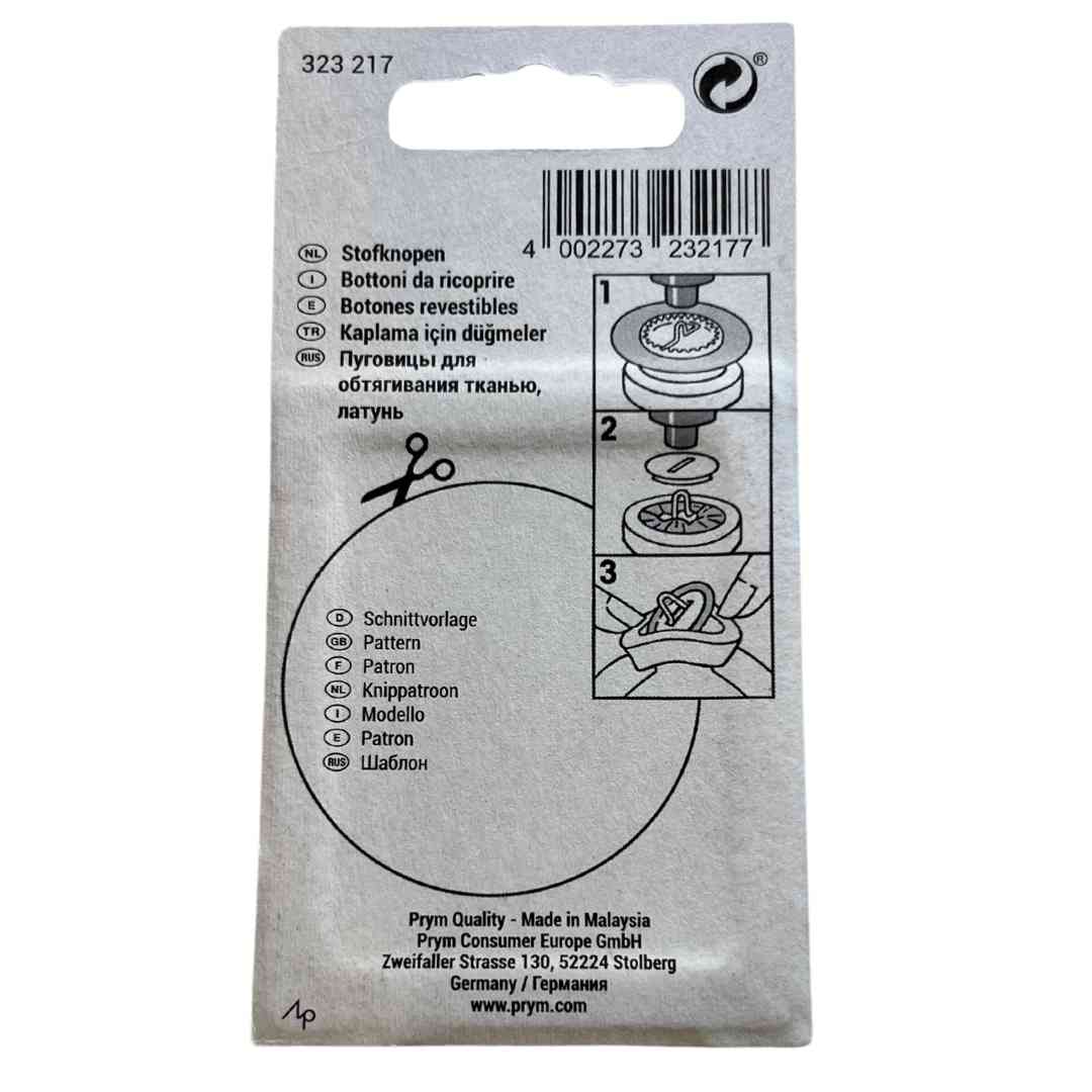 Overtrekksknapper 23 mm - Lillifixshop Prym