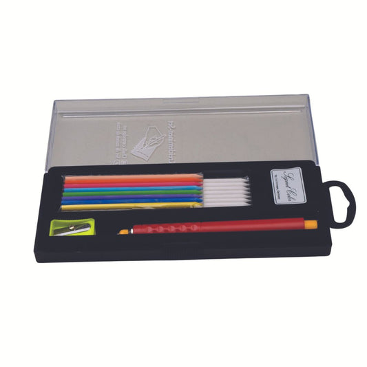 Trykkblyant sett med ulike farger kritt - Lillifixshop Hemline