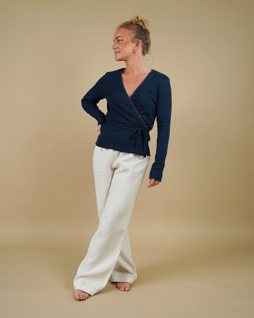 Symønster Wrap Bluse Dame (Str 30-54) - Wardrobe by me