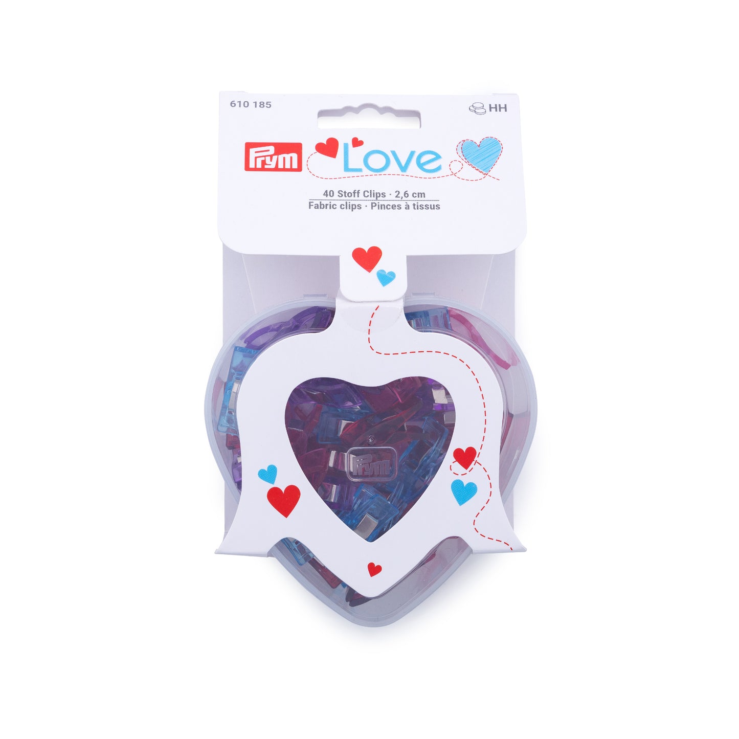 Prym Wonderclips Ulike Farger i Boks 40 stk - Lillifixshop Prym
