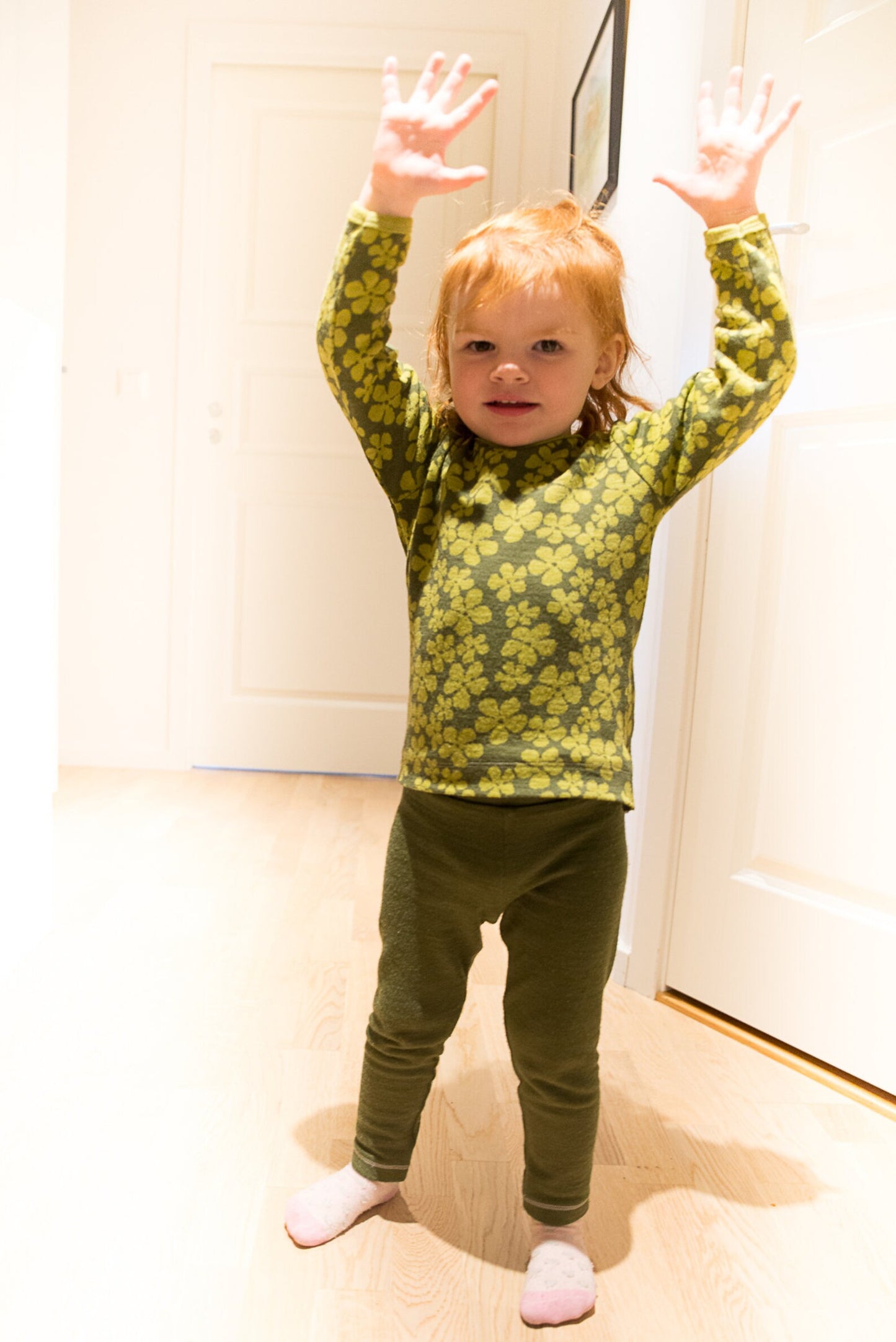 Kreativistine: Wosh Wosh Combo Genser, t-skjorte og tights Barn (Str 50-170)