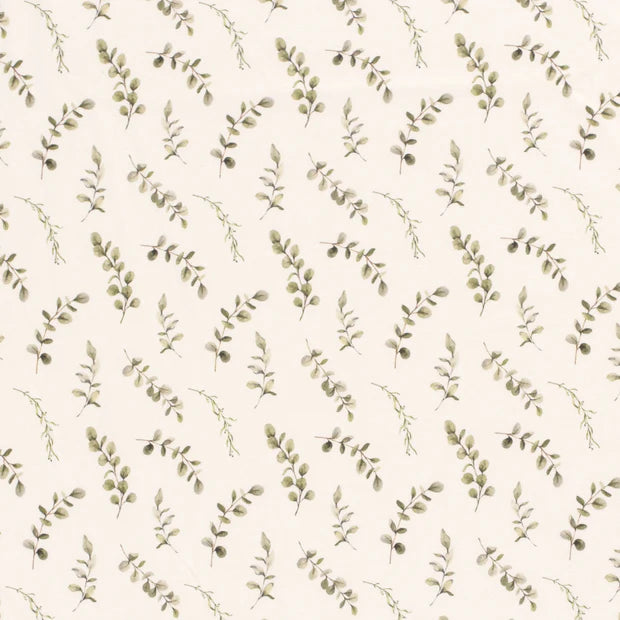 Bomullsjersey med Naturprint - Lillifixshop Lillifixshop