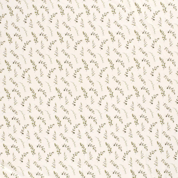 Bomullsjersey med Naturprint - Lillifixshop Lillifixshop