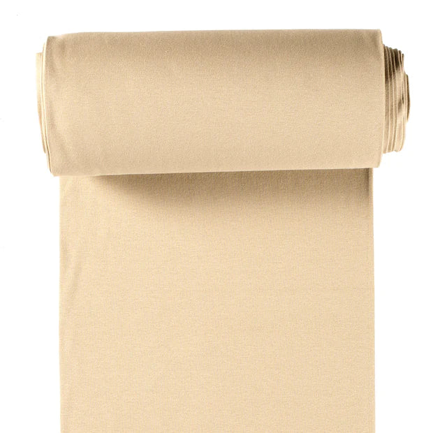 Ribb rundstrikket Beige - Lillifixshop Lillifixshop