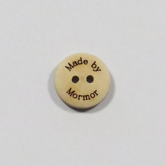 Knapp to hull "made by mormor" 15 mm - Lillifixshop RYD