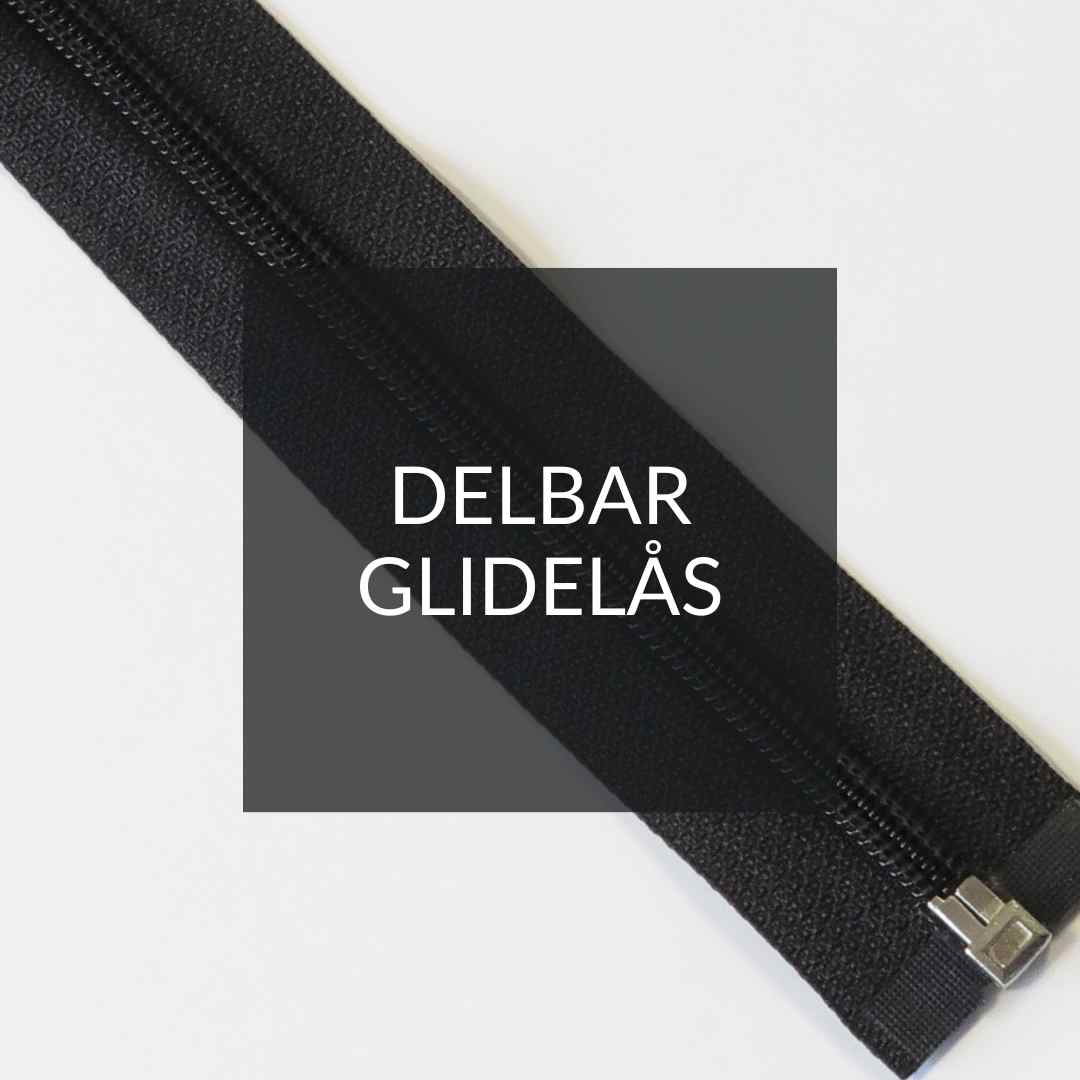 Delbar glidelås