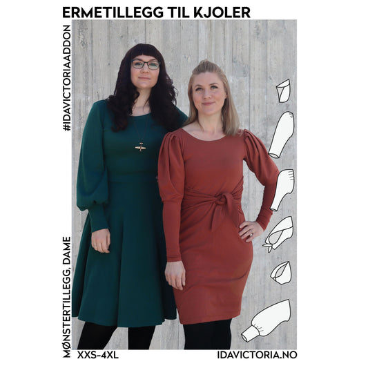 Ida Victoria: Ermetillegg til kjoler (XXS-4XL)