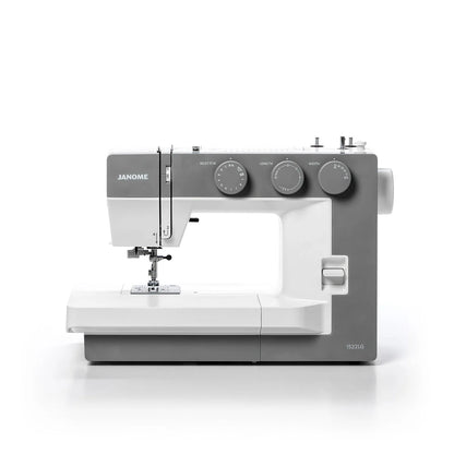 KAMPANJE! Janome 1522 Light Grey - Få med Trykkfotsett + mønster til solhatt (verdi 985 kr!)