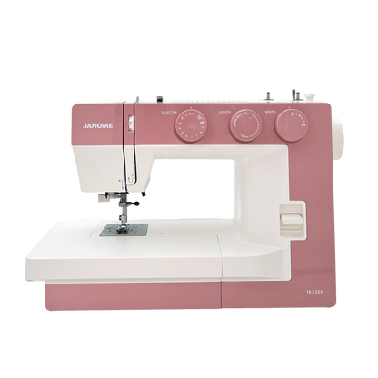 KAMPANJE! Janome 1522 Smokey Pink - Få med Trykkfotsett + mønster til solhatt (verdi 985 kr!)