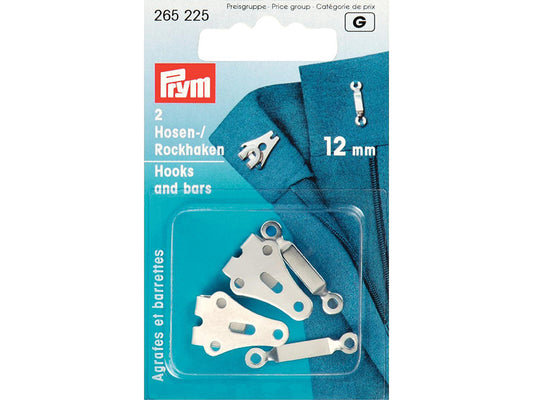 Prym Hekter 12mm 2 stk sølvfarget - Lillifixshop Prym