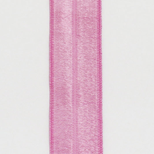 Foldeelastikk 19 mm rosa