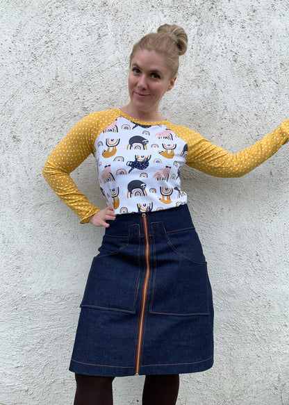 Ida Victoria: Raglan med & uten puff (XS-4XL)