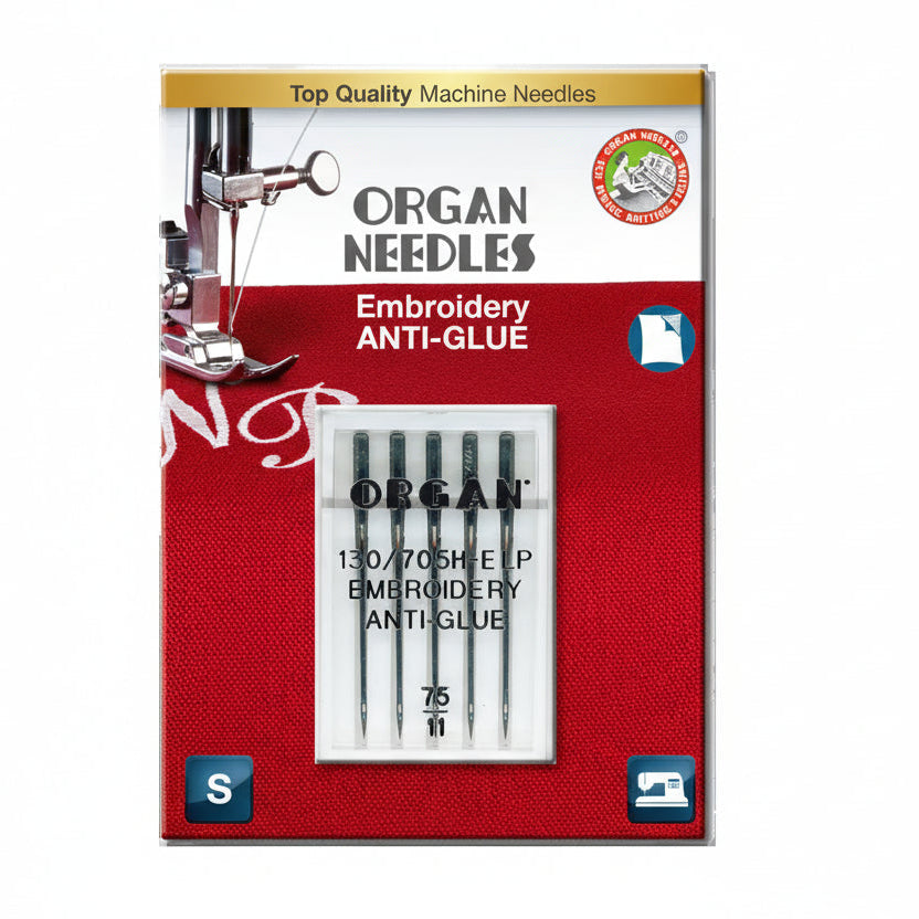 Organ Broderinål Anti-Glue #75 - 5 stk