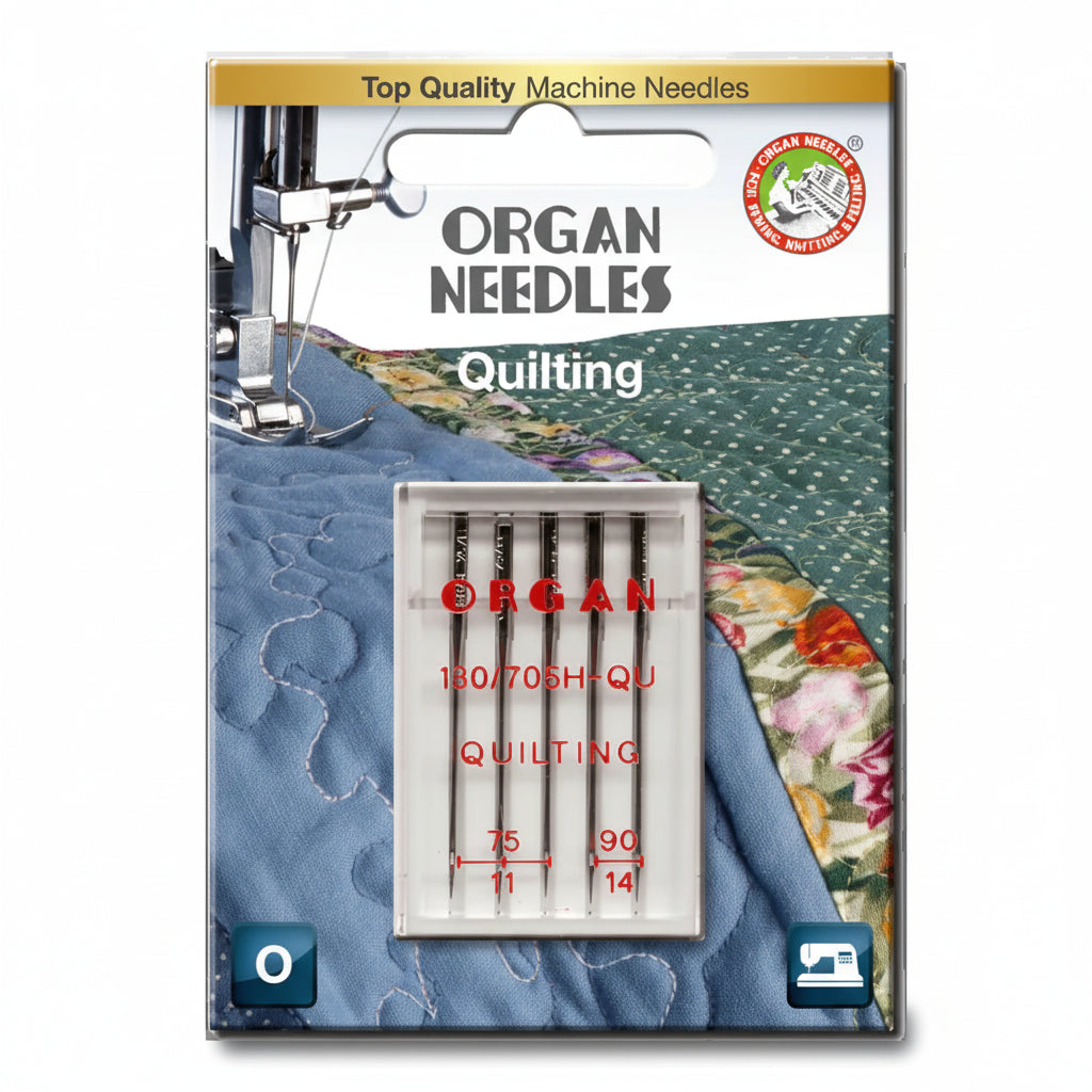 Organ Quilting nåler #75-90 - 5 stk