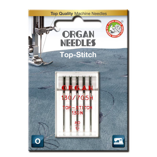 Organ Top Stitch nål #80 - 5 stk