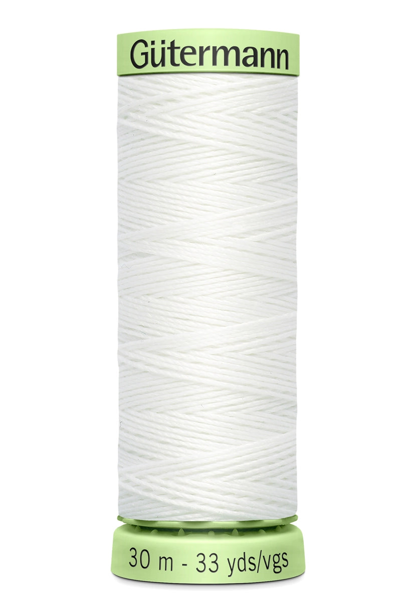 Gütermann topstitch sytråd - 30 m - farge 800 hvit