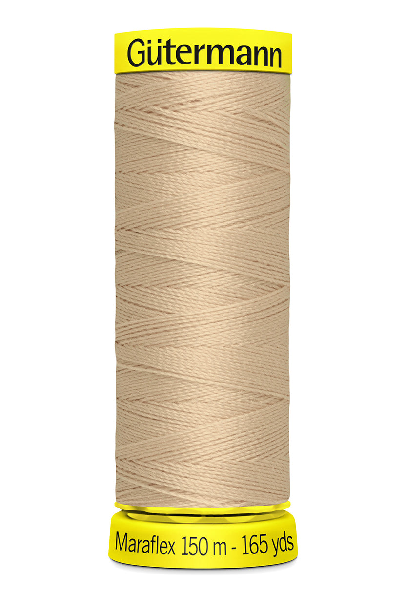 Maraflex 150 meter - sytråd med stretch (Beige 186)