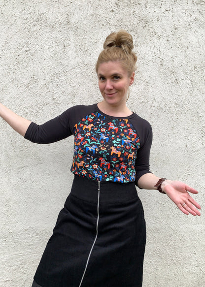 Ida Victoria: Raglan med & uten puff (XS-4XL)